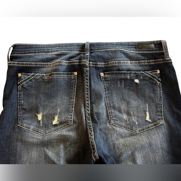 Buckle Black BBW1138 Womens Girlfriend 34 High Rise Stretch Jean Actual 38x27.5” - Picture 5 of 9